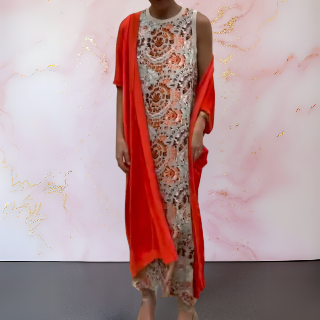 Melanie™ | Elegant Dress with Cardigan