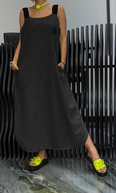Comfy™ - Shoulder Strap Suspender Dress