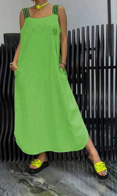 Comfy™ - Shoulder Strap Suspender Dress