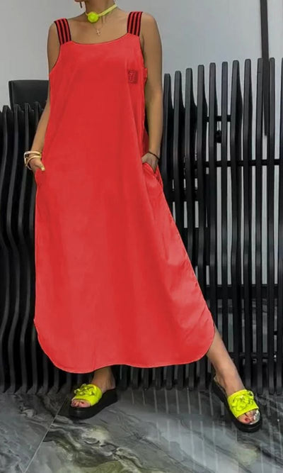 Comfy™ - Shoulder Strap Suspender Dress