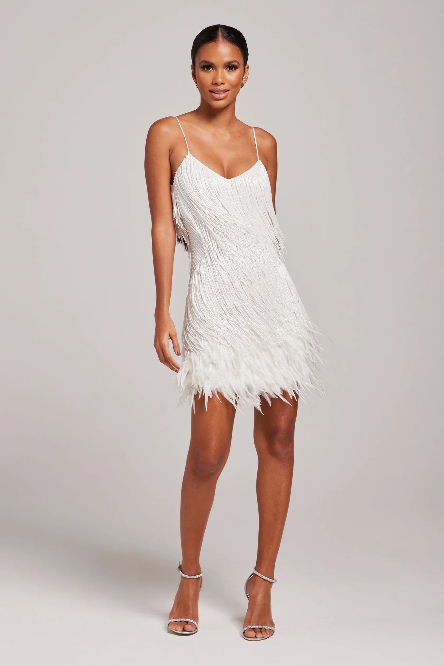 Brielle - Feather Mini Dress