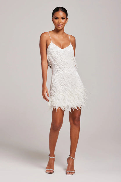 Brielle - Feather Mini Dress