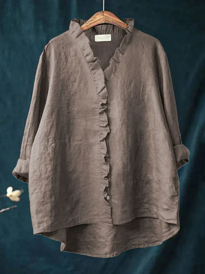 Sanela – Casual Ruffle Shirt