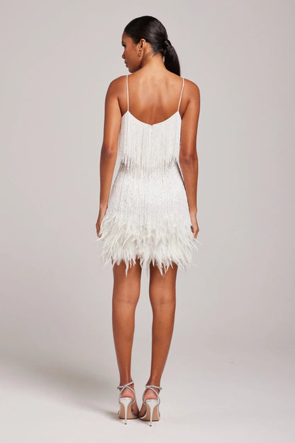 Brielle - Feather Mini Dress