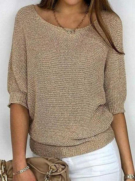 Bridget  |  Soft Taupe Oversized Sweater