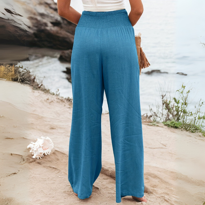 BEATRIX  | FREYA HIGH-WAIST LOOSE FIT TROUSERS