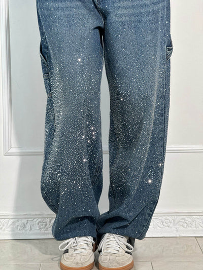 Ella | Balloon Carpenter Shine Denim Jeans