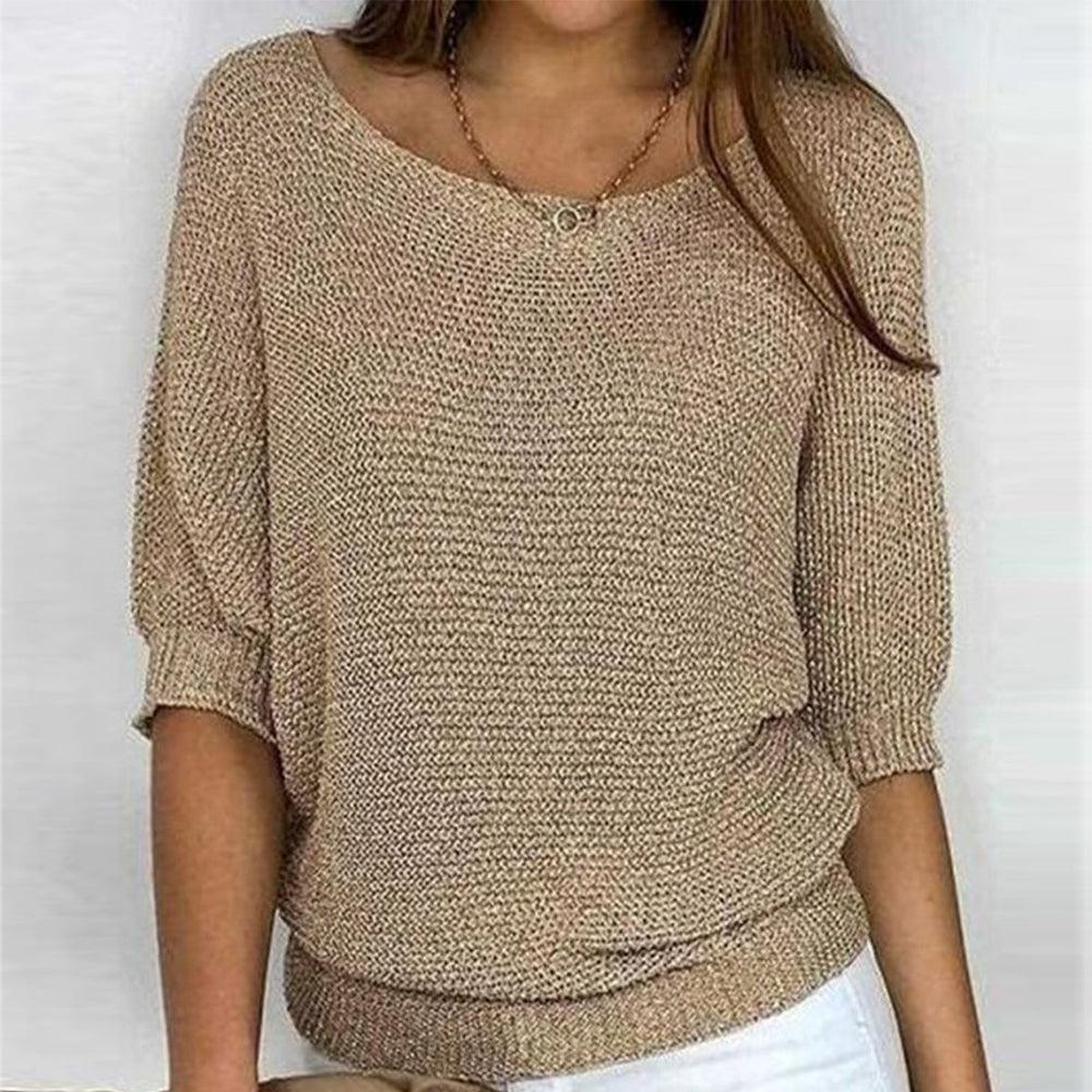 Bridget  |  Soft Taupe Oversized Sweater