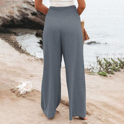 BEATRIX  | FREYA HIGH-WAIST LOOSE FIT TROUSERS