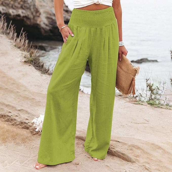 BEATRIX  | FREYA HIGH-WAIST LOOSE FIT TROUSERS