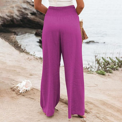 BEATRIX  | FREYA HIGH-WAIST LOOSE FIT TROUSERS