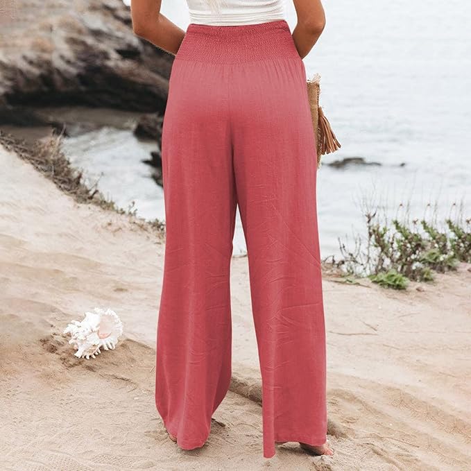 BEATRIX  | FREYA HIGH-WAIST LOOSE FIT TROUSERS