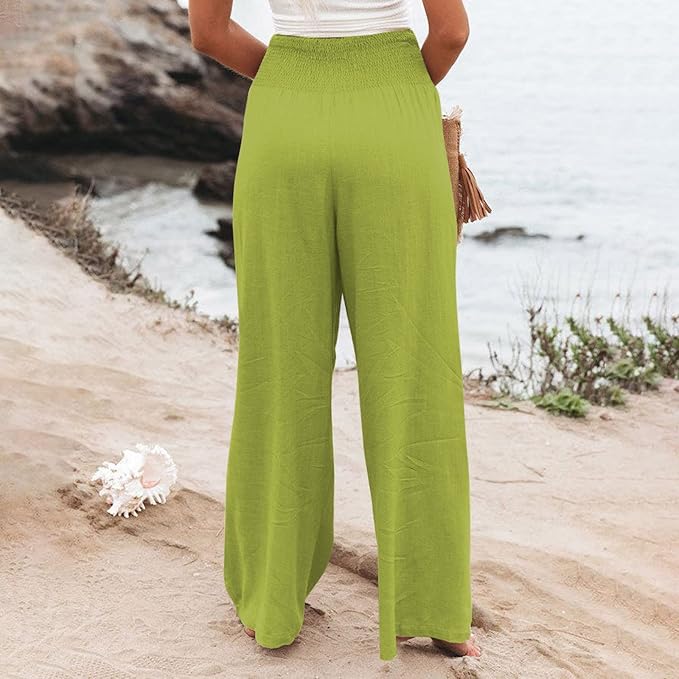 BEATRIX  | FREYA HIGH-WAIST LOOSE FIT TROUSERS