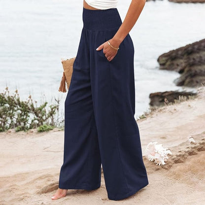 BEATRIX  | FREYA HIGH-WAIST LOOSE FIT TROUSERS