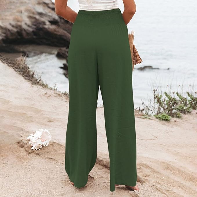 BEATRIX  | FREYA HIGH-WAIST LOOSE FIT TROUSERS