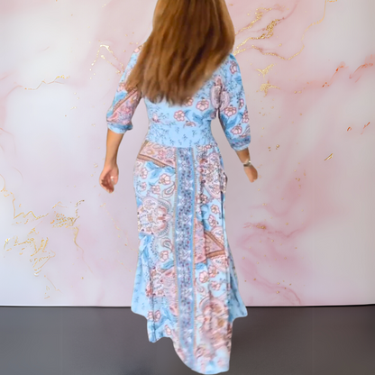 Marga™ | Elegant Summer Dress with V-Neck