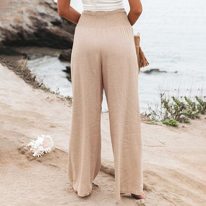 BEATRIX  | FREYA HIGH-WAIST LOOSE FIT TROUSERS