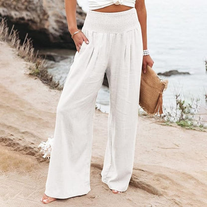 BEATRIX  | FREYA HIGH-WAIST LOOSE FIT TROUSERS