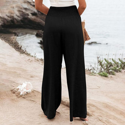 BEATRIX  | FREYA HIGH-WAIST LOOSE FIT TROUSERS