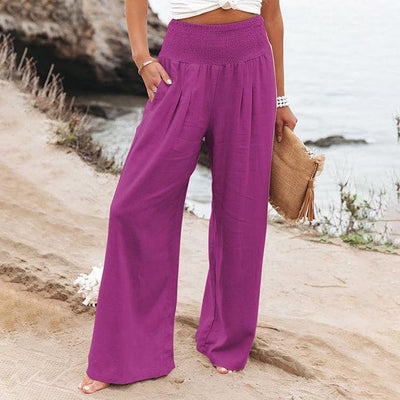 BEATRIX  | FREYA HIGH-WAIST LOOSE FIT TROUSERS