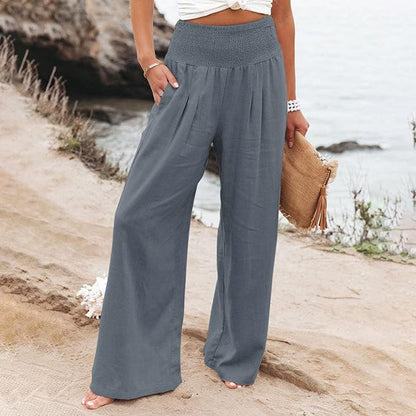 BEATRIX  | FREYA HIGH-WAIST LOOSE FIT TROUSERS