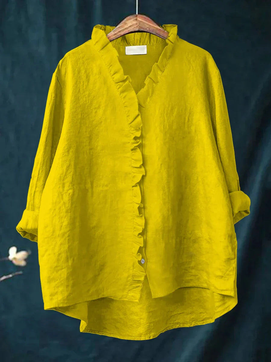 Sanela – Casual Ruffle Shirt