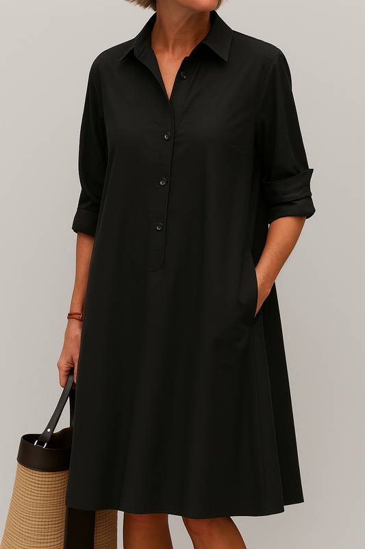 Elodie - Button-up shirt dress