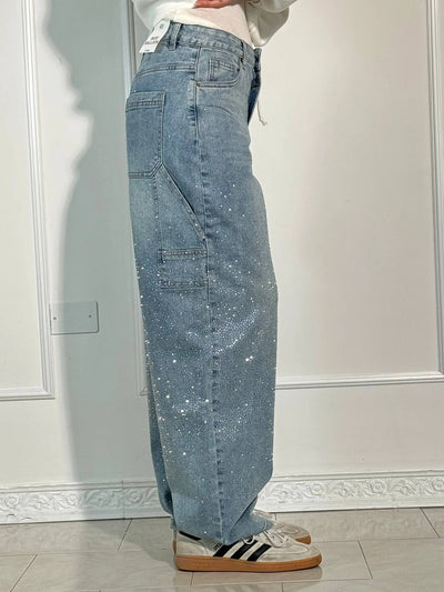 Ella | Balloon Carpenter Shine Denim Jeans