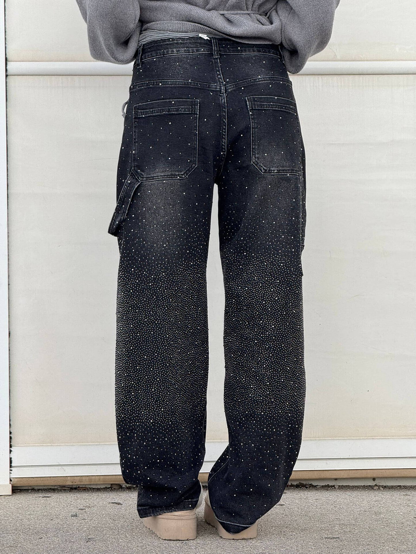 Ella | Balloon Carpenter Shine Denim Jeans