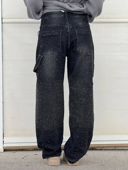 Ella | Balloon Carpenter Shine Denim Jeans