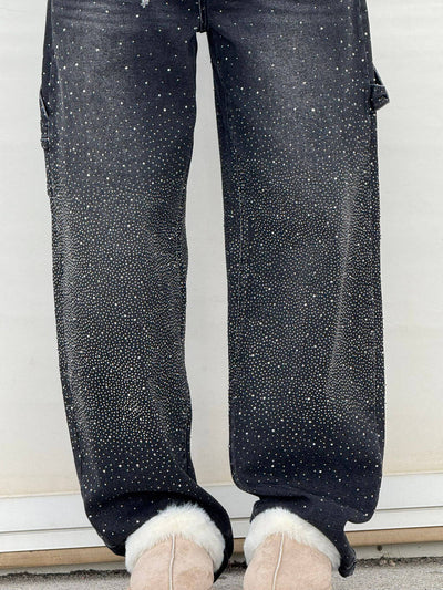 Ella | Balloon Carpenter Shine Denim Jeans