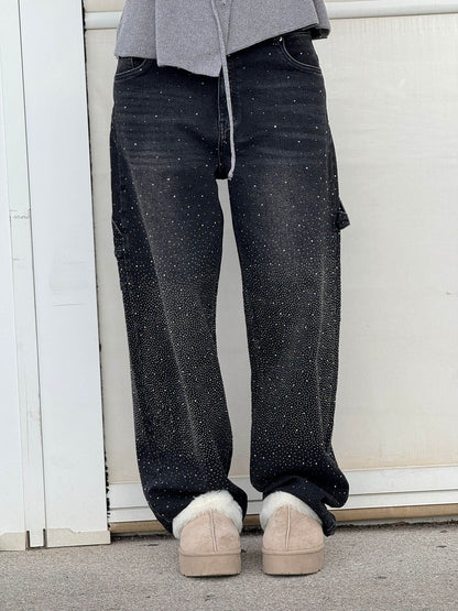 Ella | Balloon Carpenter Shine Denim Jeans