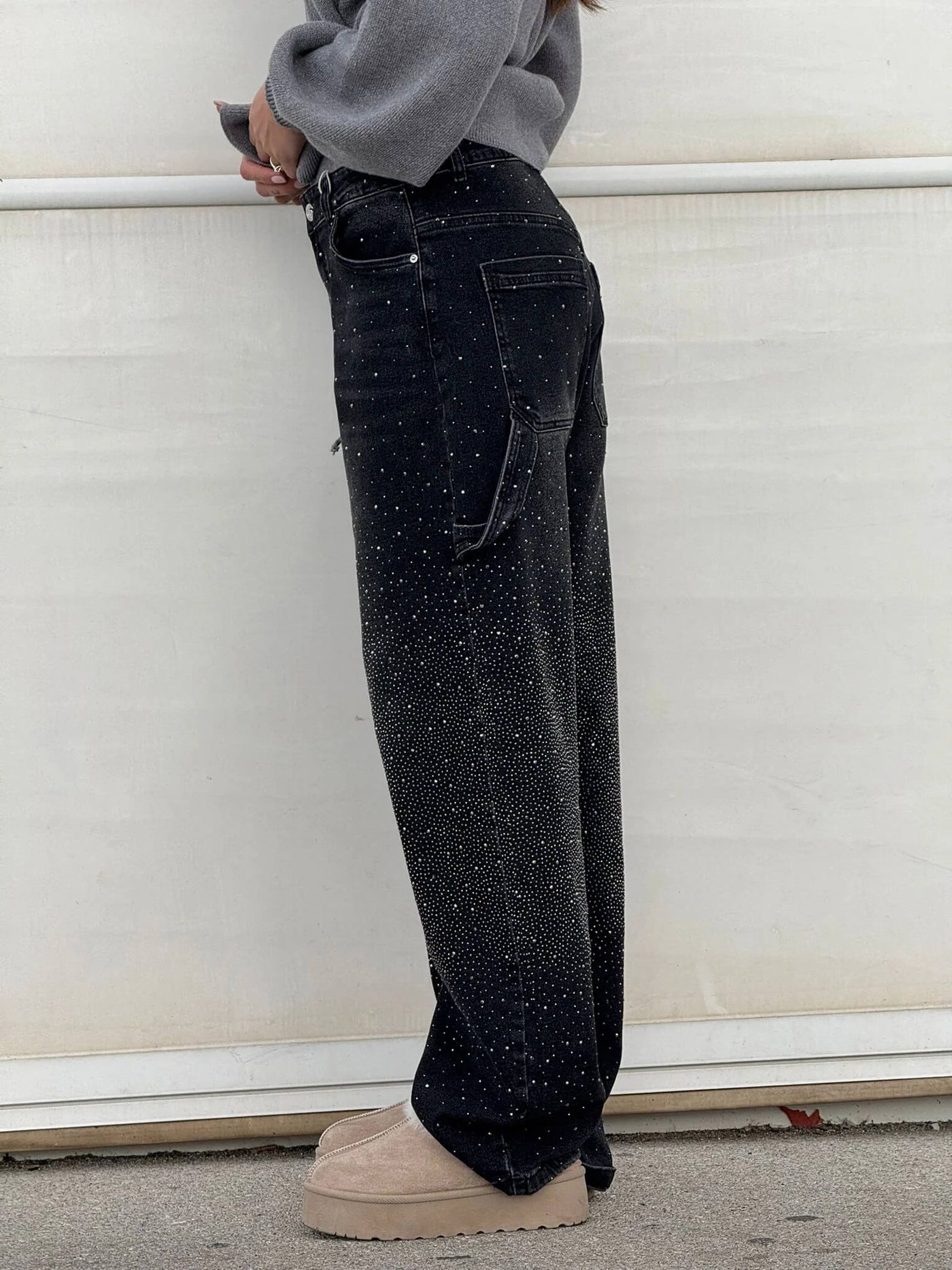 Ella | Balloon Carpenter Shine Denim Jeans