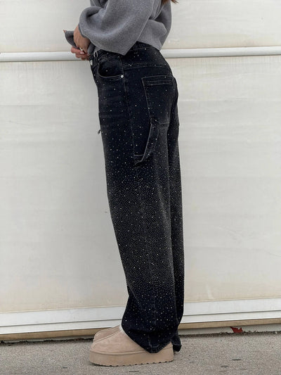 Ella | Balloon Carpenter Shine Denim Jeans