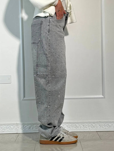 Ella | Balloon Carpenter Shine Denim Jeans