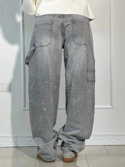 Ella | Balloon Carpenter Shine Denim Jeans