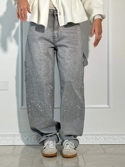 Ella | Balloon Carpenter Shine Denim Jeans