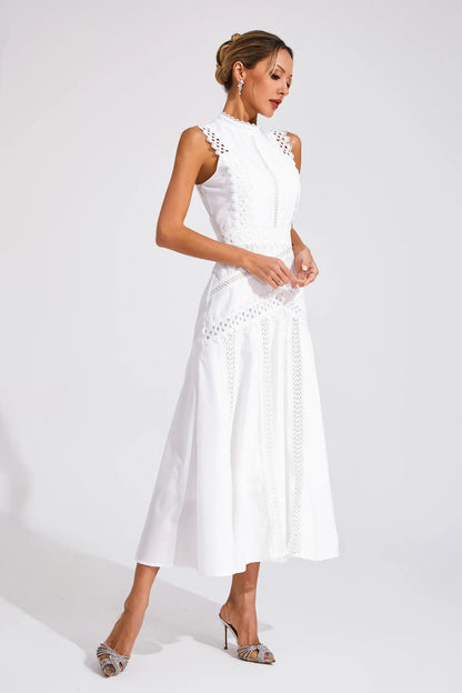 Lisette Sleeveless Lace Dress