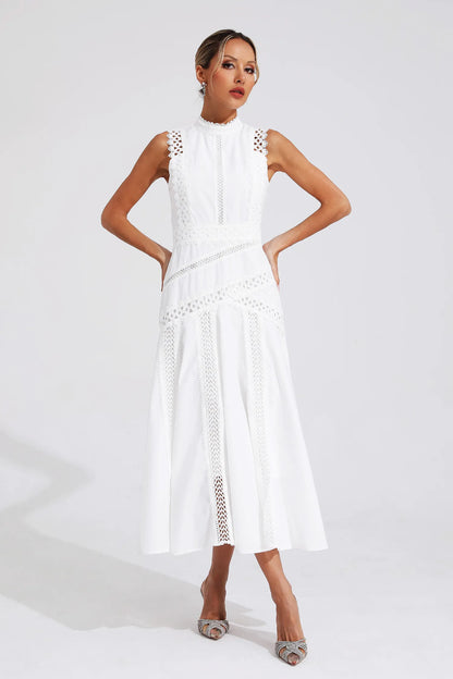 Lisette Sleeveless Lace Dress