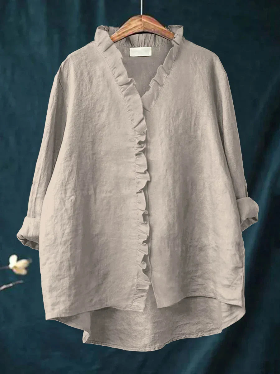 Sanela – Casual Ruffle Shirt