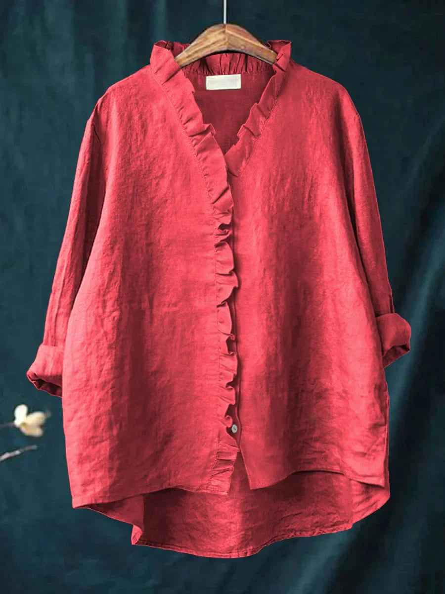 Sanela – Casual Ruffle Shirt