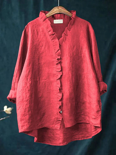 Sanela – Casual Ruffle Shirt