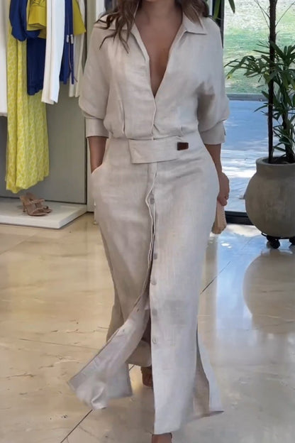 MIRAVO | Maxi Dress Made of Linen