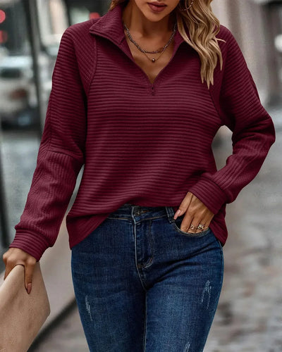 Riley™ | Modern Quarter-Zip Sweater