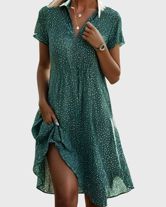 Juliette | Polka Dot Midi Dress